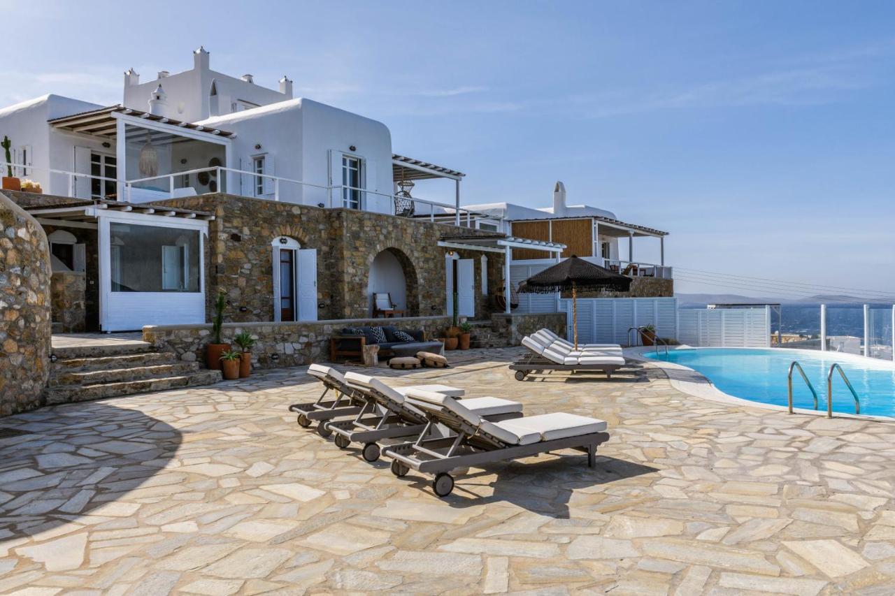 Cosset Villa Bohochic Sea&Harbourview And Sunset By One-Villas Ornos  Exteriér fotografie
